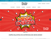 Tablet Screenshot of colchonstar.com